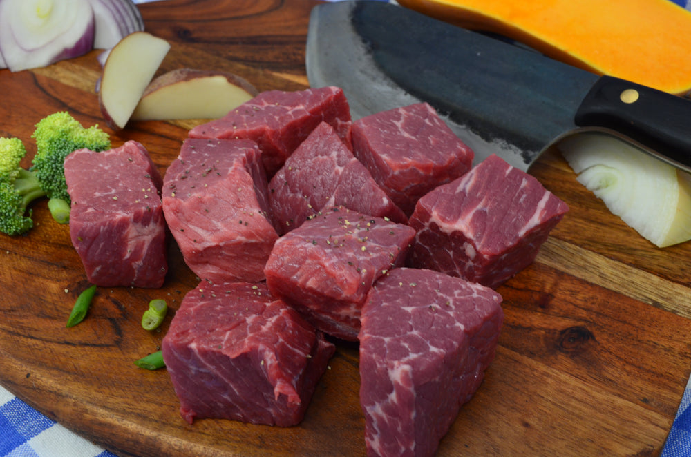 Beef Top Round Steak Tips (Price Per Pound)