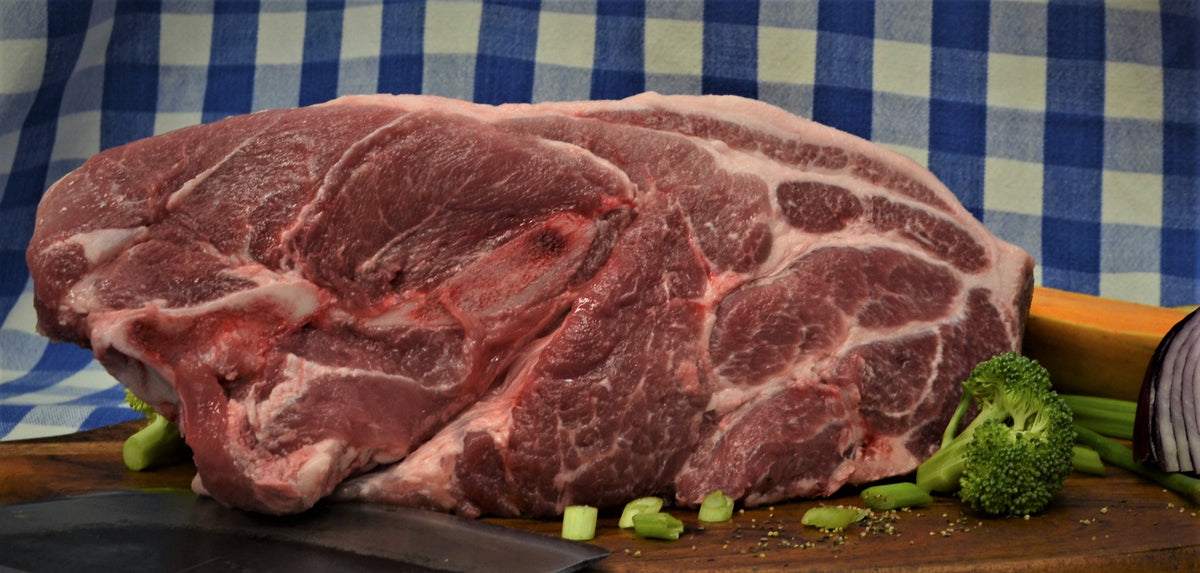 Pork Loin End Roast/Sirloin Roast Bone In (Price per Pound) Red Barn Meats, INC