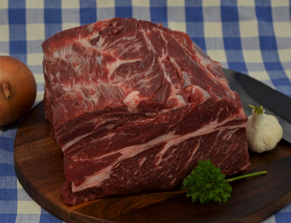 Beef Shoulder Roast Bone-In (Price Per Pound)