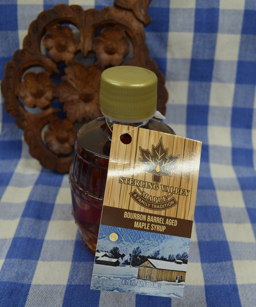 Bourbon Barrel Aged Maple Syrup 6.75 ounce
