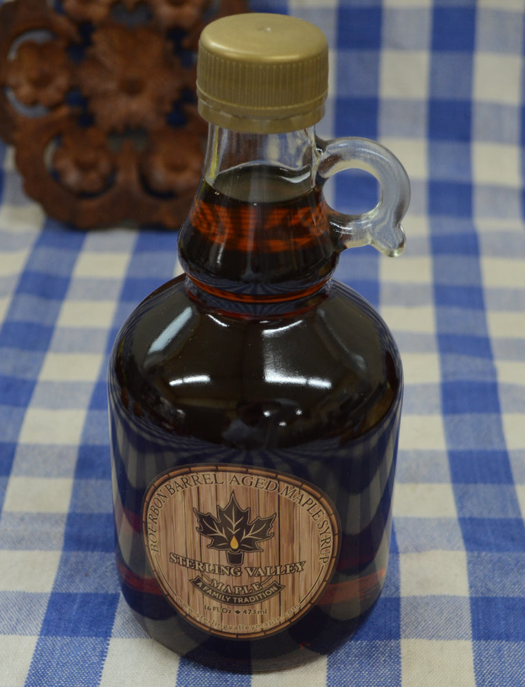 Bourbon Barrel Aged Maple Syrup 16 ounce